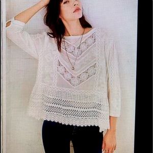 Kimchi Blue White Lace Blouse